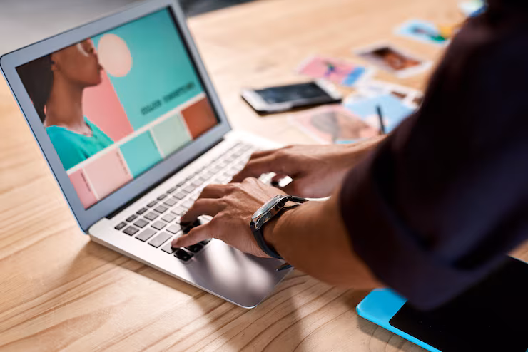 Custom business website designed for a professional online presence
