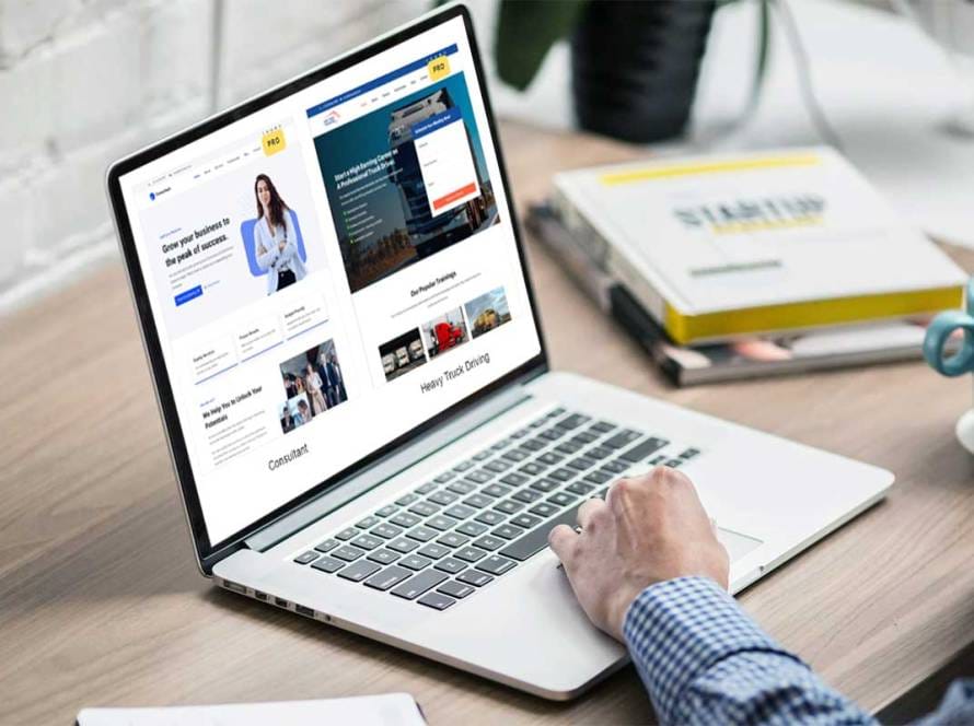 Professional web designer in Johannesburg creating a business-focused website