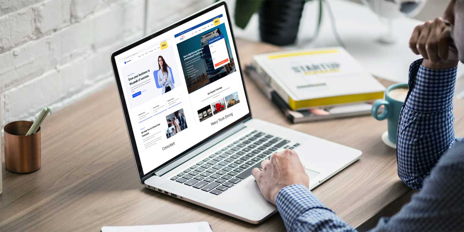 Professional web designer in Johannesburg creating a business-focused website
