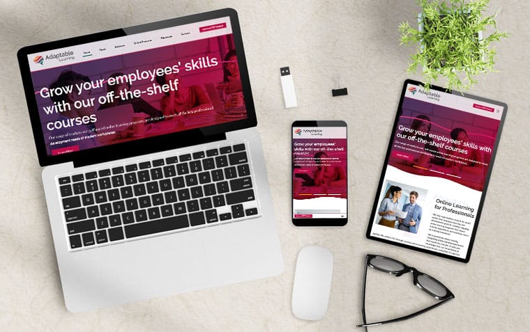 Responsive website design across desktop, tablet, and mobile devices for Johannesburg businesses.