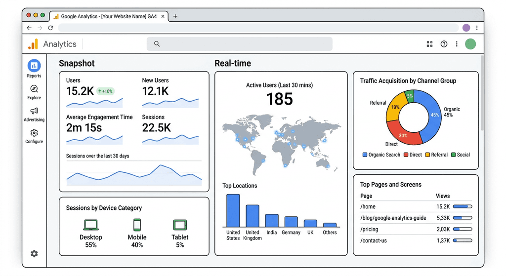 Website traffic versus relevant visitors who generate leads